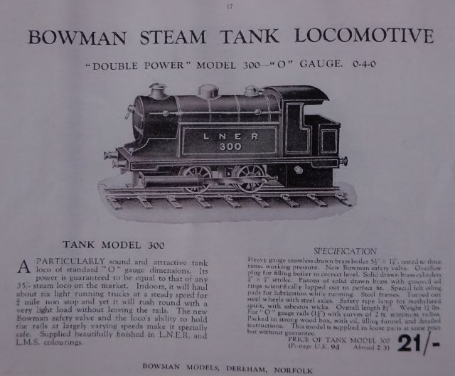 old bowman steam trains for sale