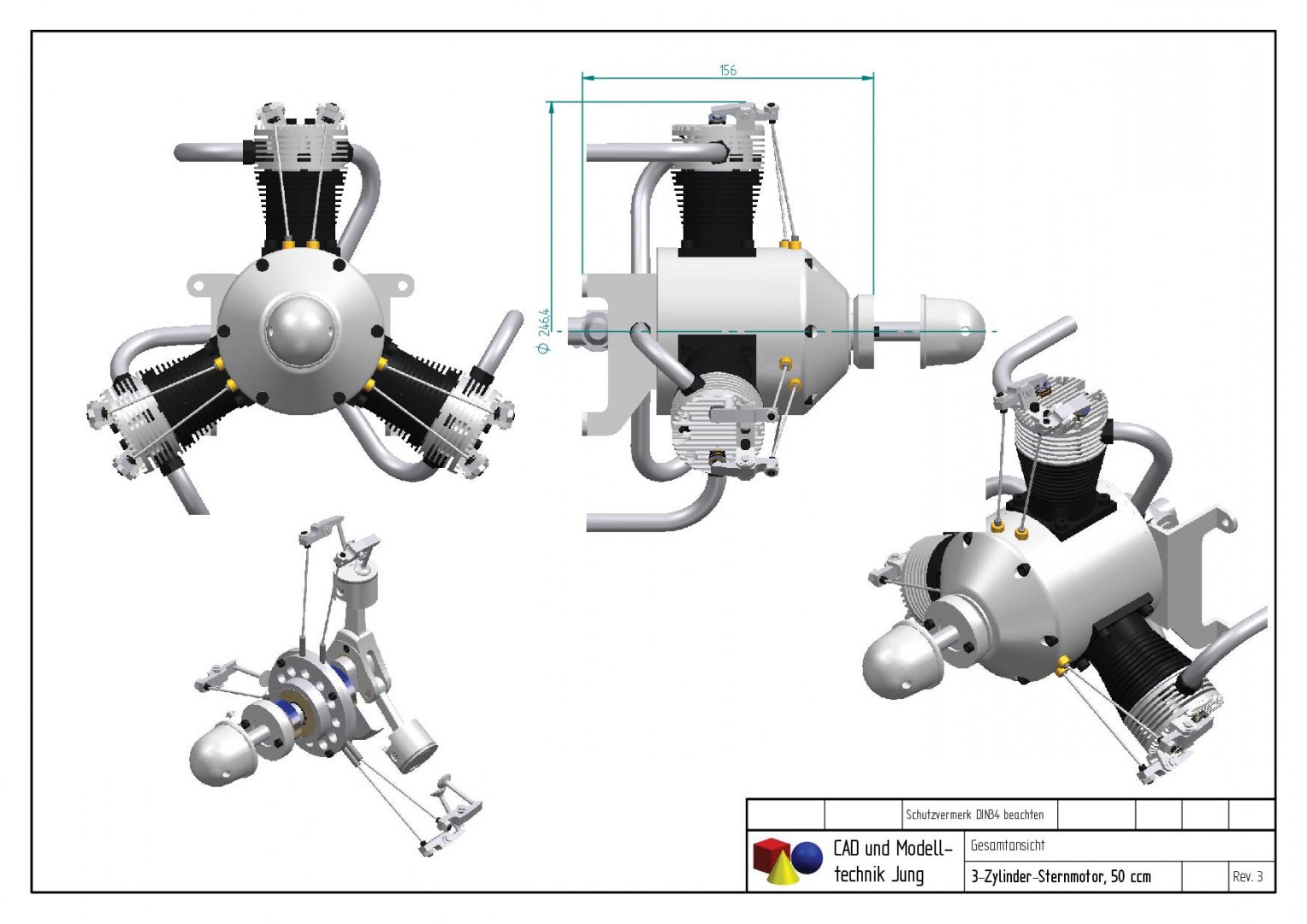 plastic model radial engine kits