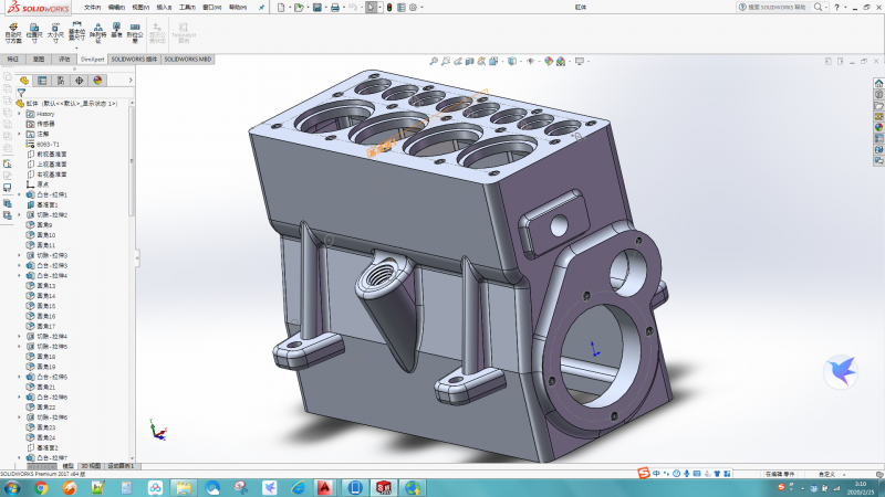 Cast an inline 4 engine block with plaster mold | Home Model Engine ...