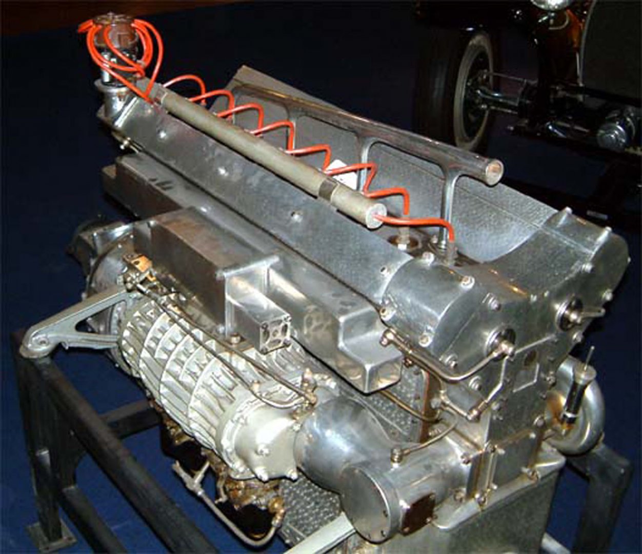 Bugatti straight 8 cylinder with blower, design, 3D printed molds ...